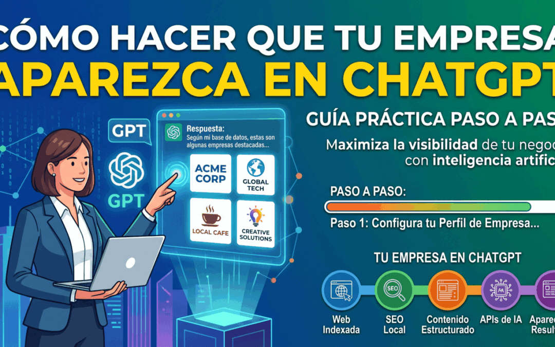 Cómo hacer que tu empresa aparezca en ChatGPT — Guía práctica paso a paso